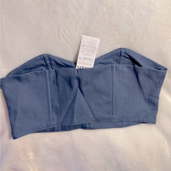 NANA’S Milano Denim Corset Top and Midi Pencil Skirt Set - Picture 10 of 16